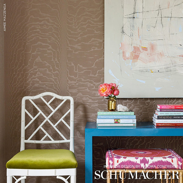 Buy Schumacher Wallcovering -MOIRE WALLCOVERING-5009671