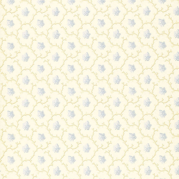 Buy Schumacher Wallcovering 203683Coral Leaf Blue