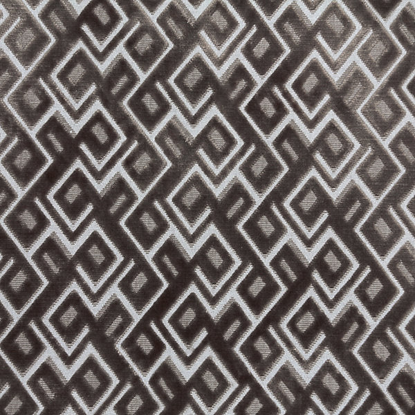 AUTHENTICITY Jacquard velvet fabric with graphic pattern By Aldeco