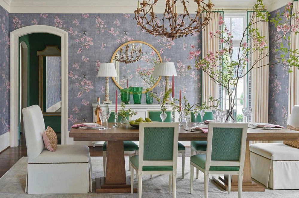 Flower Power With Nicolette Mayer Wallcovering - Fabrics and Home