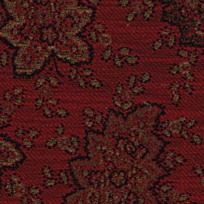 Robert Allen Fabrics Fabrics -LEAVES ABOUND | SCARLET