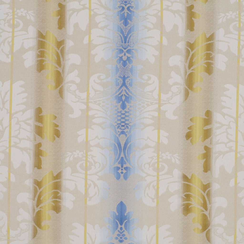 Beacon Hill Fabrics Fabrics -Aiden Damask | Gold Porcelain