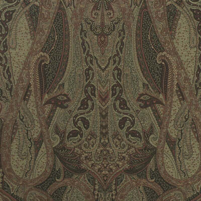 Beacon Hill Fabrics Fabrics -Villa Paisley | Smoke