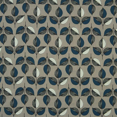 Robert Allen Fabrics Fabrics -TRIPLE LEAF | 501-AQUAMARINE