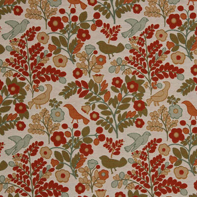 Robert Allen Fabrics Fabrics -SPRING PLANTS | SAFFRON