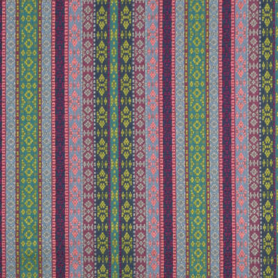 Robert Allen Fabrics Fabrics -BUSY STRIPES | FUCHSIA