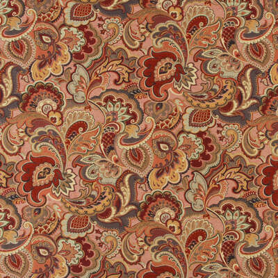 Robert Allen Fabrics Fabrics -VINTAGE LOOK | CLASSIC CRIMSON