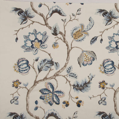 Robert Allen Fabrics Fabrics -BLOOM CITY | NAVY BLAZER