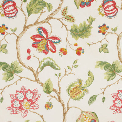Robert Allen Fabrics Fabrics -BLOOM CITY | LACQUER RED