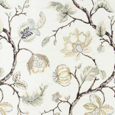 Robert Allen Fabrics Fabrics -BLOOM CITY | GOLD LEAF