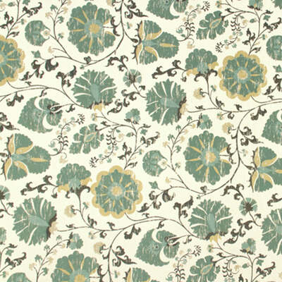 Robert Allen Fabrics Fabrics -FADED FLORAL | ZINC