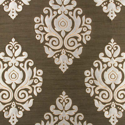 Beacon Hill Fabrics Fabrics -Nippon Frame | Dark Grey