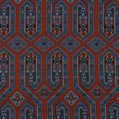 Beacon Hill Fabrics Fabrics -NIU FRET | INDIGO