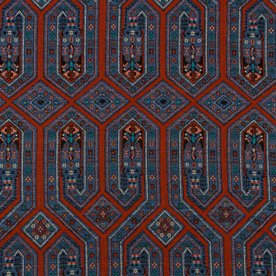 Beacon Hill Fabrics Fabrics -NIU FRET | INDIGO