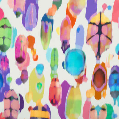 Robert Allen Fabrics Fabrics -Tropic Storm | Molten