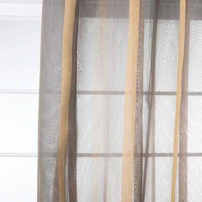 Robert Allen Fabrics Fabrics -SOFT NET | BLACK GOLD