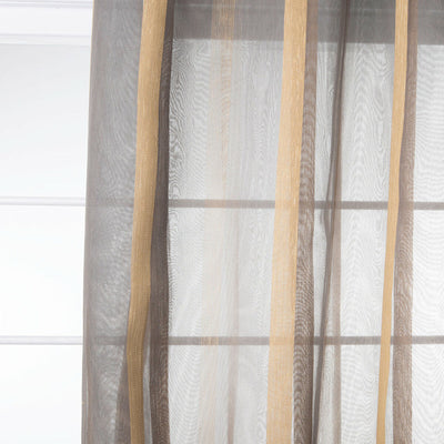Robert Allen Fabrics Fabrics -SOFT NET | BLACK GOLD