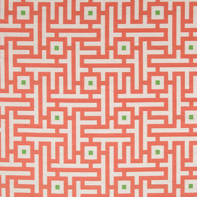 Robert Allen Fabrics Fabrics -MERRY MAZE | CORAL REEF