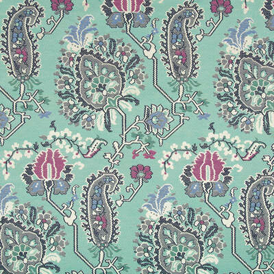 Robert Allen Fabrics Fabrics -AZTEC FLOWERS | WATER