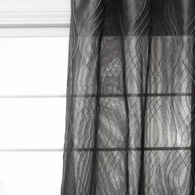 Robert Allen Fabrics Fabrics -OPTIC MOVES | BLACK SILVER