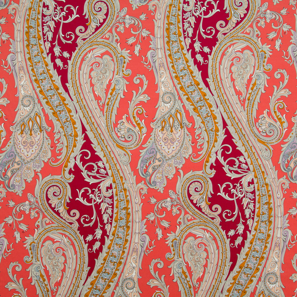 Buy Robert Allen Fabrics Fabrics -Fun Paisley | Coral Reef