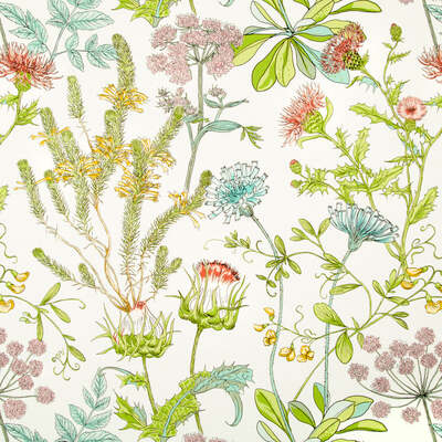 Robert Allen Fabrics Fabrics -WILD OASIS | CORAL REEF