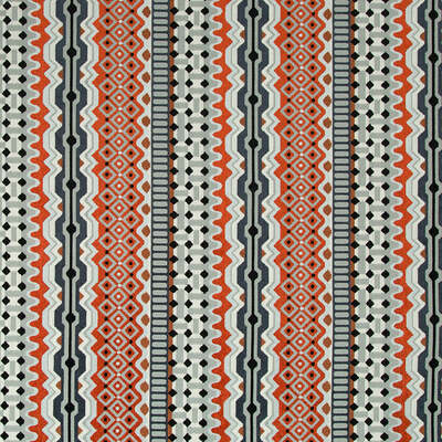 Robert Allen Fabrics Fabrics -ZARI STRIPE | PERSIMMON