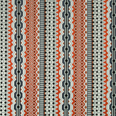 Robert Allen Fabrics Fabrics -ZARI STRIPE | PERSIMMON