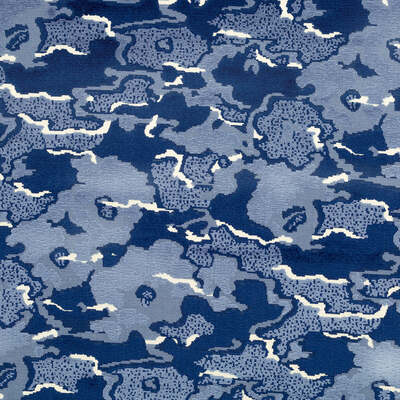 Beacon Hill Fabrics Fabrics -CUMULUS VELVET | ATLANTIC