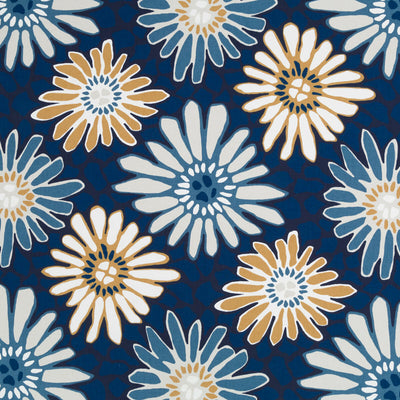 Robert Allen Fabrics Fabrics -TACTILE FLORA | INDIGO