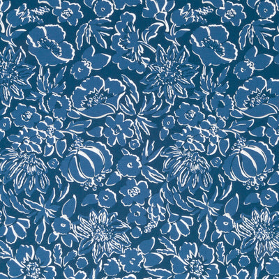 Robert Allen Fabrics Fabrics -Thea Damask | Indigo