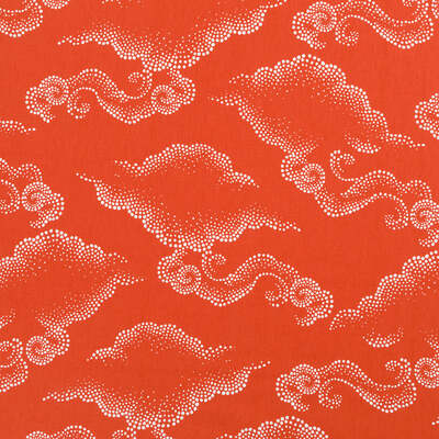 Robert Allen Fabrics Fabrics -CLOUDBURST | PERSIMMON