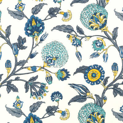 Robert Allen Fabrics Fabrics -AURETTA | PEACOCK