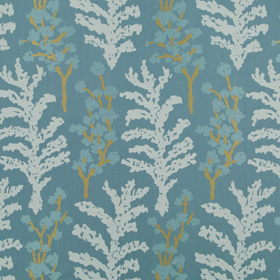 Robert Allen Fabrics Fabrics -SERENE FERN | BLUE PINE