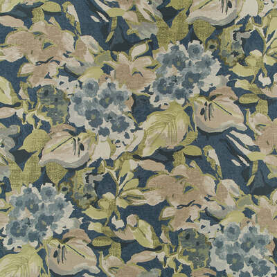 Robert Allen Fabrics Fabrics -CAP BON GARDEN | DENIM