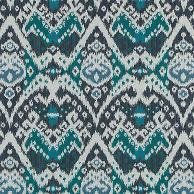 Robert Allen Fabrics Fabrics -CARAVAN KILIM | BATIK BLUE