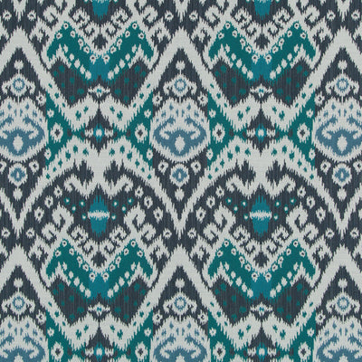 Robert Allen Fabrics Fabrics -CARAVAN KILIM | BATIK BLUE