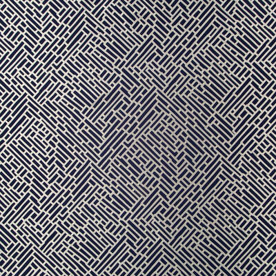 Beacon Hill Fabrics Fabrics -Capri Fret | Navy