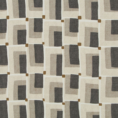Robert Allen Fabrics Fabrics -ALDO GEO | GRAPHITE