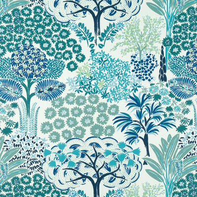 Beacon Hill Fabrics Fabrics -TAMARIND | AEGEAN