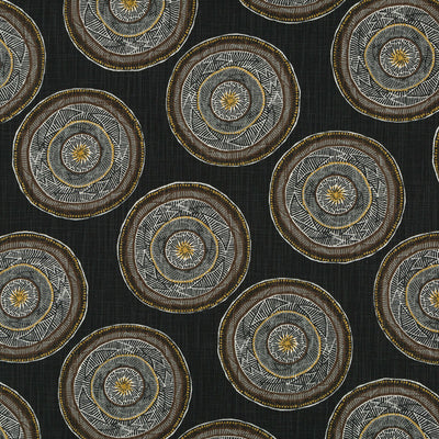 Robert Allen Fabrics Fabrics -JAMBASA | SOFT BLACK