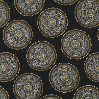 Robert Allen Fabrics Fabrics -JAMBASA | SOFT BLACK
