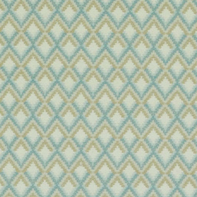 Duralee Fabrics -DW15933 | 693-NATURAL/AQU