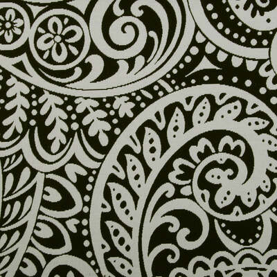 Duralee Fabrics -36143 | 295-Black/White