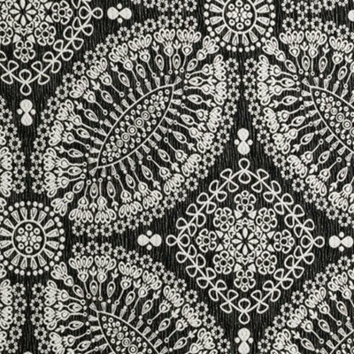 Duralee Fabrics -F0879 | 1-BLACK/WHITE