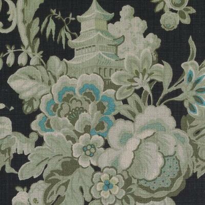 Bailey & Griffin Fabrics Fabrics -Be42591 | 156-Black/Green