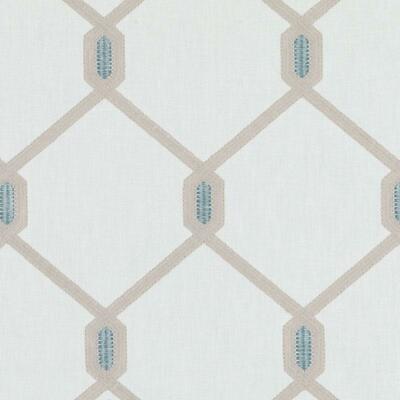 Duralee Fabrics -DA61194 | 680-AQUA/COCOA