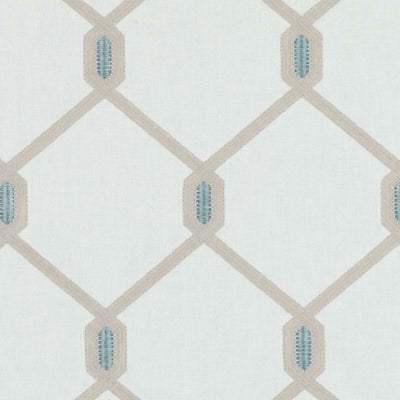 Duralee Fabrics -DA61194 | 680-AQUA/COCOA