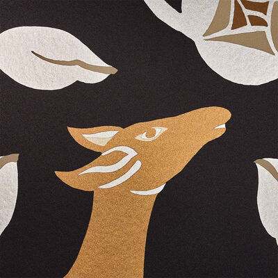 Schumacher Wallcovering -LES GAZELLES AU BOIS VINYL-5010140