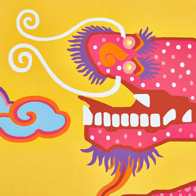 Schumacher Wallcovering -MAGICAL MING DRAGON-5010601